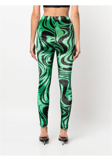 leggins in velluto stampato PHILOSOPHY di LORENZO SERAFINI | Pantalone | 032757521394